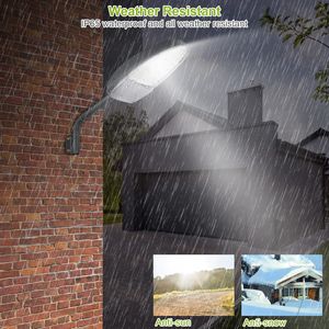 Lampes murales LED avec capteur photocellule 144 LED, IP65, étanches, éclairage extérieur pour parking, lampadaires - Product Image 3