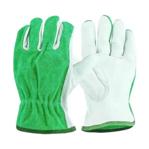 Guantes de Seguridad Industriales de Cuero Vacuno, Guantes de Conducción Cómodos con Textura para Conductores de Camiones y Trabajos de Soldadura - Product Image 4