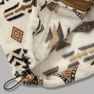 Modern <b>Men</b> <b>Sherpa</b> <b>Jacket</b> Soft Plush Fabric Stylish Casual Design Suitable For Winter Streetwear Outdoor Adventures - Product Image 6