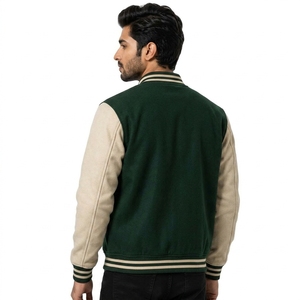 Chaqueta Varsity para Hombre, Tela de Lona, Estilo Urbano, Secado Rápido, Cierre de un Solo Botón, Diseño Personalizable, Alta Calidad - Product Image 6