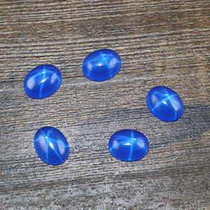 พลอยไพลินสังเคราะห์สีน้ำเงิน รูปทรงวงรี แบบคาโบชอง สำหรับทำเครื่องประดับ ขายส่งจำนวนมาก จากผู้ผลิต - Product Image 4