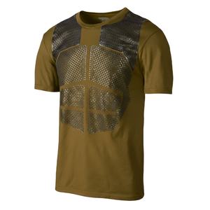 เสื้อยืดกันลื่นสำหรับยกน้ำหนักแบบขายส่ง เสื้อสำหรับนักยกน้ำหนักและเพาเวอร์ลิฟติ้งแบบสั่งทำพิเศษ เสื้อยืดยกหินผ้าฝ้ายผสมสแปนเด็กซ์แบบรัดรูป - Product Image 1