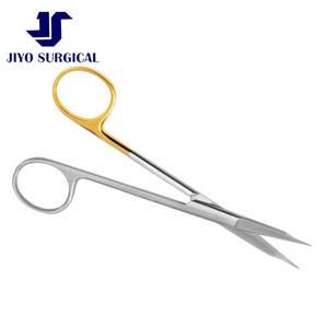 Tijeras Quirúrgicas Goldman Fox de Calidad A+, 13 cm, Rectas y Curvas, para Cortar Tejido Gengival, Instrumento Quirúrgico Dental - Product Image 5