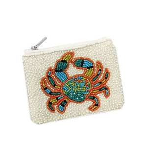 Encantadora Bolsa para Monedas con Bordado de Cuentas, Estilo Artesanal y de Lujo, Idea de Regalo - Product Image 1