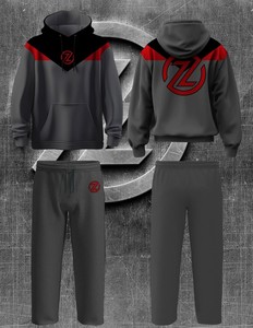 Oversized Heavyweight Cotton Solid <b>Fleece</b> Breathable Tracksuit Men <b>Women</b> Streetwear <b>Jogger</b> Set Custom Logo OEM ODM (Sample - Product Image 1