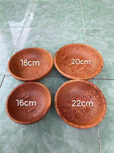 Bol en bois de coco durable, fait main, écologique, pour la cuisine, en gros - Product Image 6