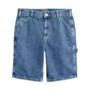 2026 personnalisé hommes fermeture éclair coupe ample 100% coton nouveau Design lourd Denim pantalon Baggy-jean Shorts - Product Image 1