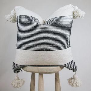 Housse de coussin de luxe indienne ferme rustique tissé housse de coussin ou salons avec fermeture éclair - Product Image 6