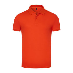 เสื้อโปโลยูนิเซ็กซ์ แขนสั้น สำหรับผู้ชาย แบบเรียบ สีพื้น เหมาะสำหรับเล่นกอล์ฟ - Product Image 2