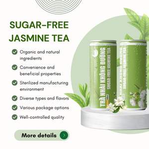 330ml Té de jazmín sin azúcar Herbal Vietnam Té de hierbas orgánico de alta calidad 455 ml Bebidas Bebida Lata - Product Image 2