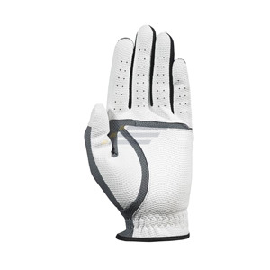 High Quality Non-Slip Genuine Leather Golf <b>Gloves</b> for <b>Men</b> Women Breathable <b>Sheepskin</b> Soft Grip Custom Logo Hands Sports Use - Product Image 3