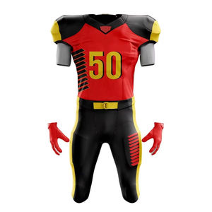 Nouveauté, best-seller, uniforme de football américain, polyester de haute qualité, logo personnalisé, respirant, uniforme de football américain - Product Image 5