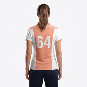 Camiseta de Cricket Profesional para Mujer, Transpirable, Manga Corta, Impresión Personalizada, Servicio OEM - Product Image 2