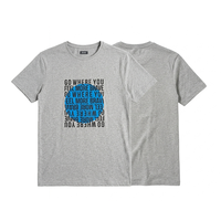 T-shirt respirant personnalisé pour hommes, logo sur mesure, coton doux, vente en gros, vêtements de mode pour tenue décontractée
