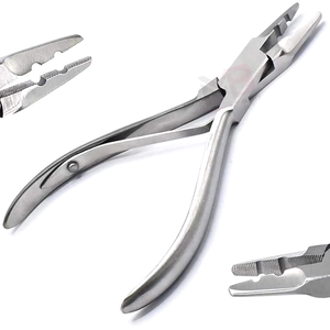 Wholesale Stainless steel hair <b>extension</b> kit Multi-functional hair <b>extension</b> pliers <b>Micro</b> rings hair <b>extension</b> tools - Product Image 5