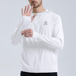 Sweats à capuche d'entraînement confortables pour hommes, couleur unie, en gros, basiques pour l'entraînement - Product Image 3