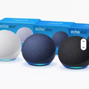 NUEVO ECHOS DOTS ALEXA ALTAVOZ INTELIGENTE DE 5.ª GENERACIÓN CON RELOJ - TODOS LOS COLORES - Product Image 1