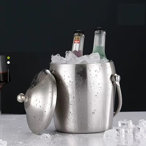 Cubo para hielo de acero inoxidable de primera calidad que garantiza una apariencia sofisticada y profesional - Product Image 2