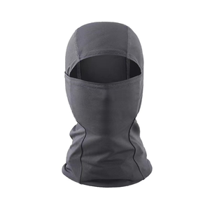 Balaclava unisexe de haute qualité avec logo personnalisé, masque facial intégral respirant, protection contre le vent, masque de ski noir - Product Image 5
