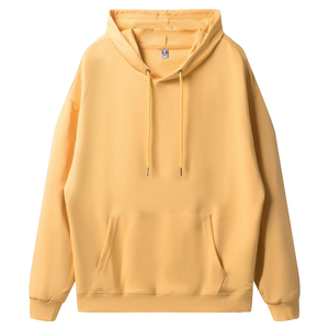 Premium Heavyweight 100% Cotton Fleece Oversized Pullover <b>Hoodie</b> with Front Pocket and Custom Logo for <b>Men</b> - Product Image 1