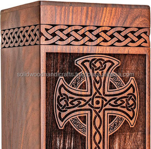 Urna de Madera Hecha a Mano para Cenizas de Adultos, Urnas Funerarias, Urnas de Entierro - Product Image 2
