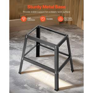 Table de toupie en bois d'établi 31.5 po X 23.9 po avec dessus en MDF pour clôture avec port de dépoussiérage - Product Image 2