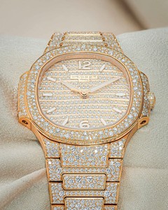 Montre automatique de luxe unisexe en or, entièrement sertie de diamants véritables VVS, style Hip Hop, édition limitée, pour affaires - Product Image 6