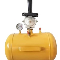 SF-A-6L  Meilleure vente : Outil de dégonflage de pneus en acier au carbone avec réservoir d'air 6L pour le décollement de la gaine de pneu
