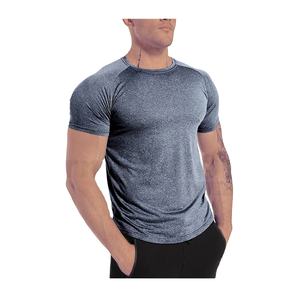 Personnalisé respirant course Fitness t-shirt entraînement Sport Gym poinçonnage microfibre t-shirt hommes Muscle Fit chemises pour hommes - Product Image 1