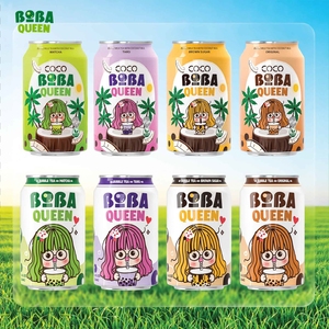 Té de burbujas vegano de leche de coco con matcha, bebida de té boba enlatada de 330 ml, venta al por mayor, fabricante de alimentos y bebidas NAWON - Product Image 6