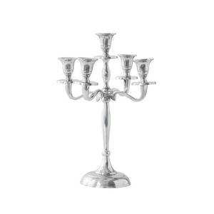 Aluminum <b>Candelabra</b> with Decorative Finish for Hotel Banquet Hall and Wedding Table Decor - Product Image 1