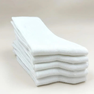 Chaussettes en coton confortables personnalisées, couleur blanche, antibactériennes, décontractées, style course à pied, basketball, pour hommes - Product Image 6