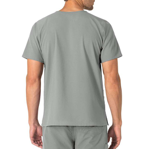 Custom Logo Spandex Polyester Medical Scrub Suits Stretch Knitted Fabric Hospital <b>Doctor</b> Nursing Surgical Uniform <b>Sets</b> - Product Image 3