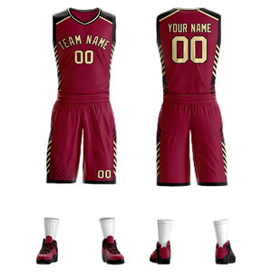 Maillots de basket-ball en sublimation intégrale, vêtements de sport en polyester, vêtements d'équipe, logo personnalisé, service OEM, uniformes - Product Image 3