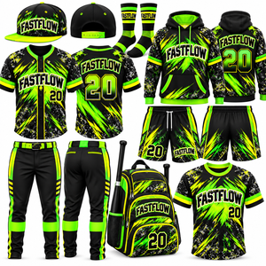 Uniforme de Béisbol Corto al Por Mayor, el Mejor Diseño, 100% Poliéster, Personalizado, OEM, para Entrenamiento de Equipos, Impresión por Sublimación, Elástico en Cuatro Direcciones - Product Image 5
