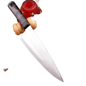 Custom Handmade Best Supplier Cooking Stainless Steel 14" Handmade Stainless Steel Chef <b>Knife</b> Olive Wood Handle - Product Image 1