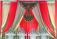 Arches suspendues pour scène de mariage - Nouveauté, articles décoratifs suspendus traditionnels en fibre, simples et élégants