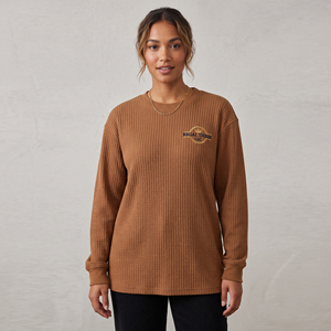 Plus Size Women's <b>Waffle</b> Knit Crew Neck Tee <b>Shirts</b> Long Sleeve <b>Waffle</b> Quick Dry <b>Waffle</b> T <b>Shirt</b> Ladies Street Fashion <b>Waffle</b> Tee - Product Image 6