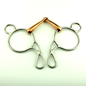 Bocados de alta calidad de acero inoxidable y plata alemana para equitación western e inglesa, bocado gag para caballos. - Product Image 6