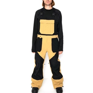 Mono de Esquí y Snowboard Unisex Amarillo y Negro, Impermeable, Transpirable, Antihumedad, Cortavientos, con Forro Polar Aislante y Antidesgaste - Product Image 1