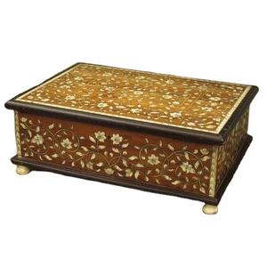 Handcrafted <b>Wooden</b> Storage <b>Box</b> with Resin Inlay Customized Size and Color Competitive Price for Wood Inlay <b>Jewelry</b> Boxes - Product Image 4