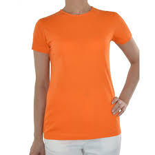 T-shirt basique décontracté à manches courtes pour femme, vente en gros, personnalisable avec logo, en coton et élasthanne, coupe ajustée, doux, respirant, idéal pour l'été - Product Image 3