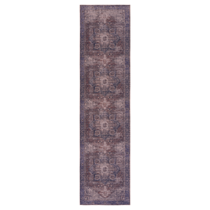 MAVAL Burgundy Washable <b>Runner</b> <b>Rug</b> 2 6 X 10 Inches Elegant Style - Product Image 2