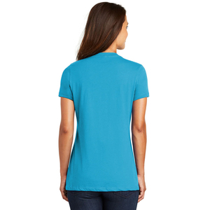 Nouveau design de t-shirts surdimensionnés pour femmes, t-shirts à col en V pour femmes, fabriqués au Pakistan, t-shirts à col en V pour femmes, design personnalisé OEM - Product Image 2