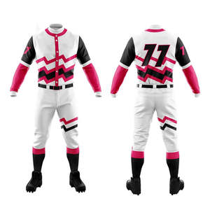 Uniformes de Béisbol y Sóftbol para Hombre, Tallas Grandes, Sostenibles y Transpirables, Personalizables con Impresión, Alta Calidad, Venta al Por Mayor - Product Image 2