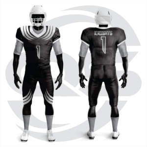 Uniforme de football américain personnalisable par sublimation, respirant, séchage rapide, manches courtes, grandes tailles, pour équipes nationales - Product Image 6