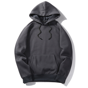 2026 New Fashion <b>Men</b> Hooded Street Long Loose Solid Color Hooded Autumn Winter Casual <b>Pullover</b> Fleece - Product Image 5