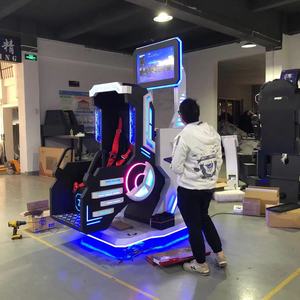 Pod de jeu de réalité virtuelle 9D VR à rotation à 360 degrés, simulateur de mouvement dynamique monoplace équipé d'écrans - Product Image 3