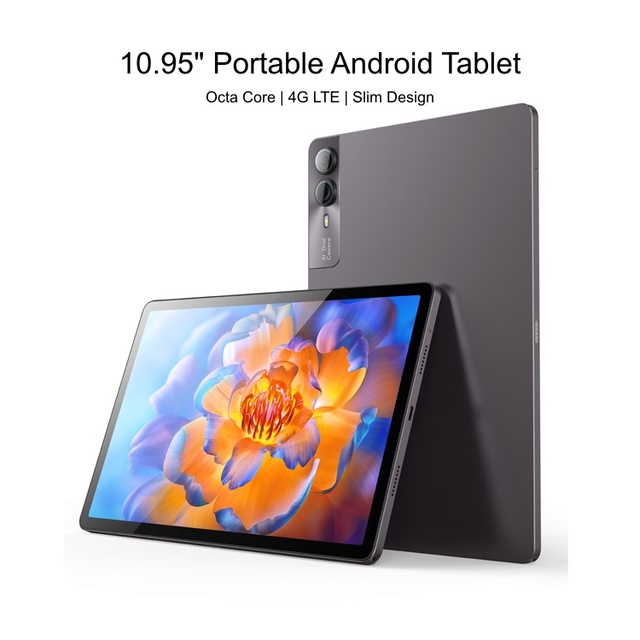 New 10.95 Inch Portable Android 13.0 Tablet PC Octa Core 4G LTE Wi-Fi Capacitive Touch Screen 6GB+128GB 6000mAh Battery