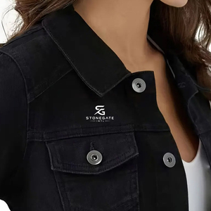 Chaqueta Vaquera Moderna para Mujer, Color Sólido, Corte Regular, Fabricante Mayorista para Marcas de Ropa Casual y Minoristas de Moda 2026 - Product Image 5